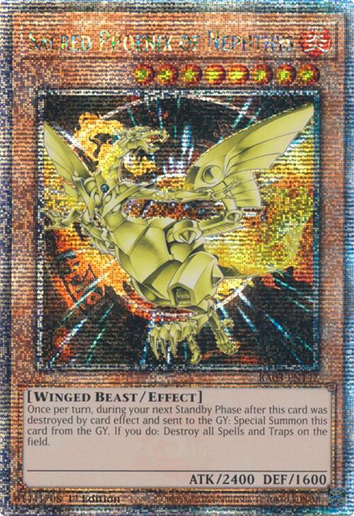 Sacred Phoenix of Nephthys (Quarter Century Secret Rare) [RA03-EN147] Quarter Century Secret Rare | Fandemonia Ltd