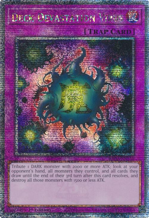 Deck Devastation Virus (Quarter Century Secret Rare) [RA03-EN150] Quarter Century Secret Rare | Fandemonia Ltd