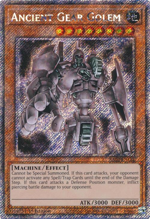 Ancient Gear Golem (Platinum Secret Rare) [RA03-EN151] Platinum Secret Rare | Fandemonia Ltd