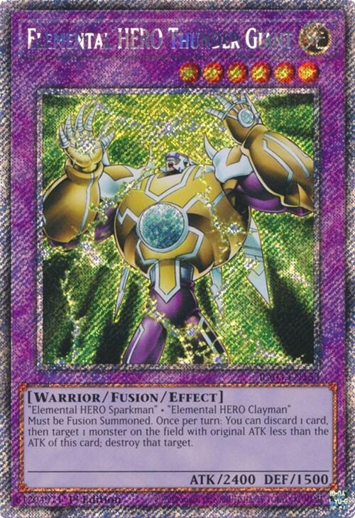 Elemental HERO Thunder Giant (Platinum Secret Rare) [RA03-EN153] Platinum Secret Rare | Fandemonia Ltd