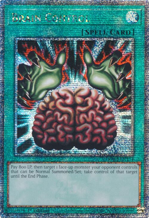 Brain Control (Quarter Century Secret Rare) [RA03-EN154] Quarter Century Secret Rare | Fandemonia Ltd