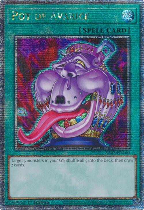 Pot of Avarice (Quarter Century Secret Rare) [RA03-EN160] Quarter Century Secret Rare | Fandemonia Ltd