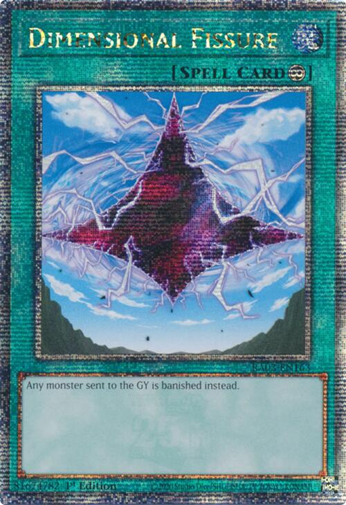 Dimensional Fissure (Quarter Century Secret Rare) [RA03-EN163] Quarter Century Secret Rare | Fandemonia Ltd