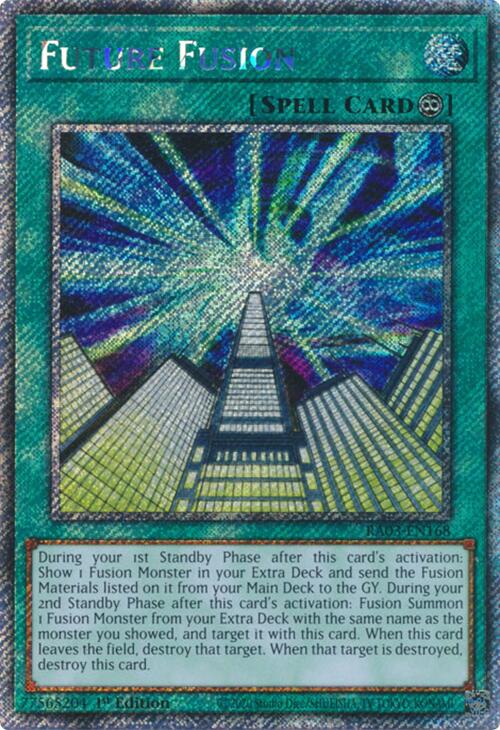 Future Fusion (Platinum Secret Rare) [RA03-EN168] Platinum Secret Rare | Fandemonia Ltd