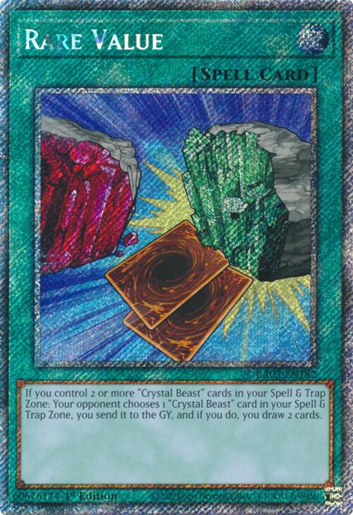 Rare Value (Platinum Secret Rare) [RA03-EN182] Platinum Secret Rare | Fandemonia Ltd