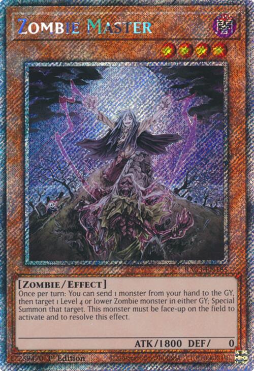 Zombie Master (Platinum Secret Rare) [RA03-EN185] Platinum Secret Rare | Fandemonia Ltd