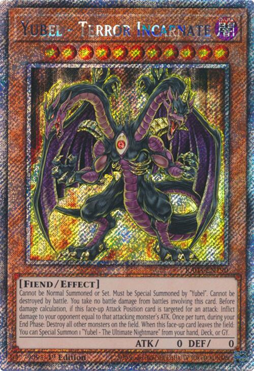 Yubel - Terror Incarnate (Platinum Secret Rare) [RA03-EN190] Platinum Secret Rare | Fandemonia Ltd