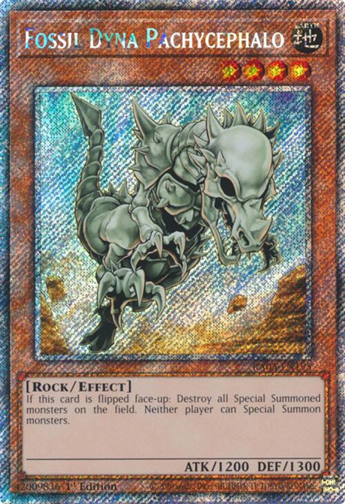 Fossil Dyna Pachycephalo (Platinum Secret Rare) [RA03-EN195] Platinum Secret Rare | Fandemonia Ltd