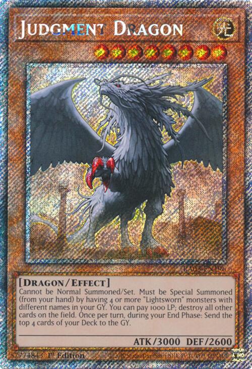 Judgment Dragon (Platinum Secret Rare) [RA03-EN196] Platinum Secret Rare | Fandemonia Ltd