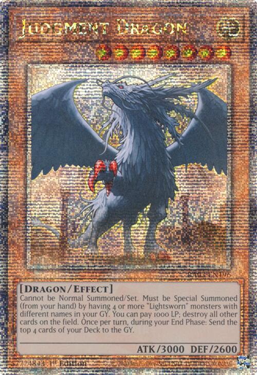 Judgment Dragon (Quarter Century Secret Rare) [RA03-EN196] Quarter Century Secret Rare | Fandemonia Ltd