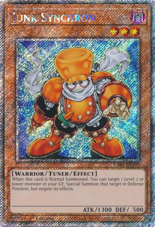 Junk Synchron (Platinum Secret Rare) [RA03-EN199] Platinum Secret Rare | Fandemonia Ltd