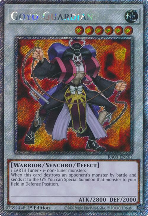 Goyo Guardian (Platinum Secret Rare) [RA03-EN202] Platinum Secret Rare | Fandemonia Ltd