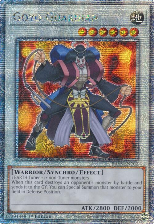 Goyo Guardian (Quarter Century Secret Rare) [RA03-EN202] Quarter Century Secret Rare | Fandemonia Ltd