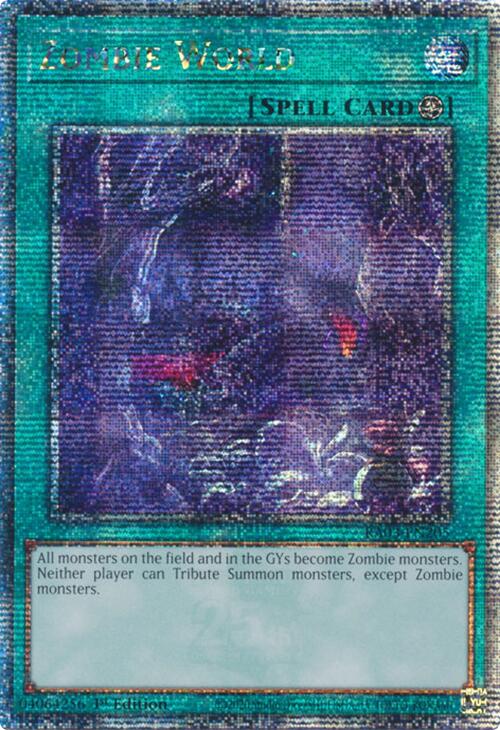 Zombie World (Quarter Century Secret Rare) [RA03-EN205] Quarter Century Secret Rare | Fandemonia Ltd