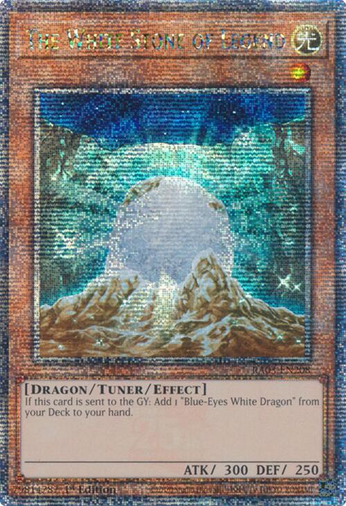 The White Stone of Legend (Quarter Century Secret Rare) [RA03-EN208] Quarter Century Secret Rare | Fandemonia Ltd