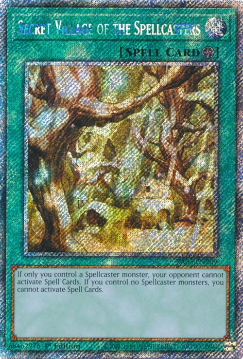 Secret Village of the Spellcasters (Platinum Secret Rare) [RA03-EN209] Platinum Secret Rare | Fandemonia Ltd