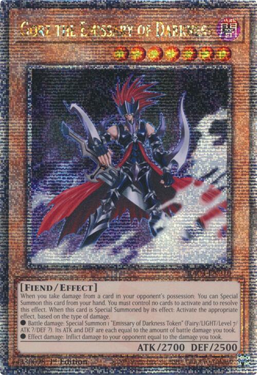 Gorz the Emissary of Darkness (Quarter Century Secret Rare) [RA03-EN210] Quarter Century Secret Rare | Fandemonia Ltd