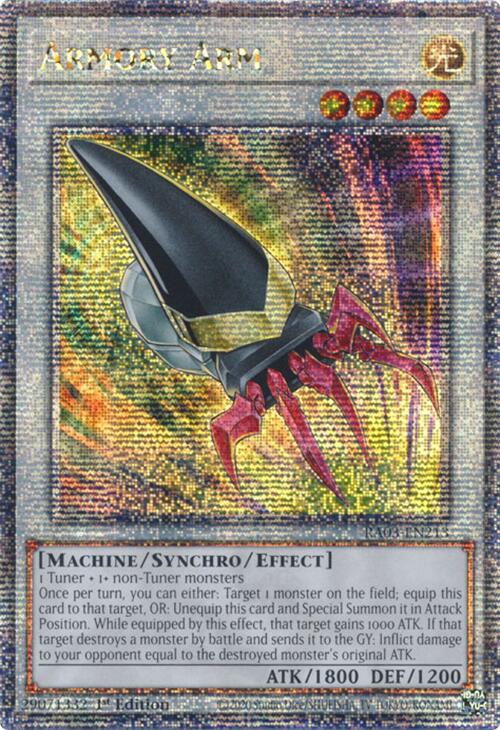 Armory Arm (Quarter Century Secret Rare) [RA03-EN213] Quarter Century Secret Rare | Fandemonia Ltd