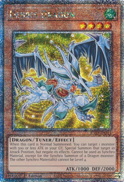 Debris Dragon (Quarter Century Secret Rare) [RA03-EN214] Quarter Century Secret Rare | Fandemonia Ltd