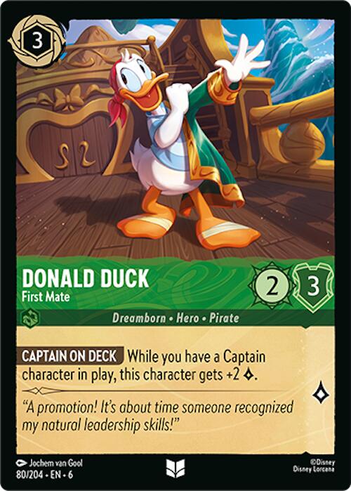 Donald Duck - First Mate (80/204) [Azurite Sea] | Fandemonia Ltd