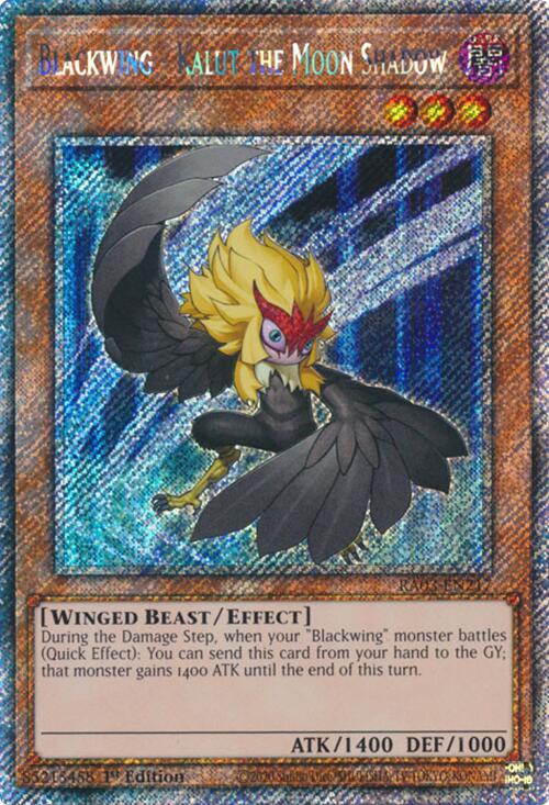 Blackwing - Kalut the Moon Shadow (Platinum Secret Rare) [RA03-EN217] Platinum Secret Rare | Fandemonia Ltd