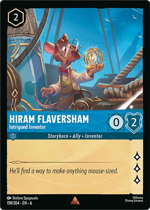 Hiram Flaversham - Intrigued Inventor (159/204) [Azurite Sea] | Fandemonia Ltd