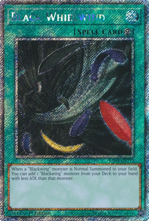 Black Whirlwind (Platinum Secret Rare) [RA03-EN219] Platinum Secret Rare | Fandemonia Ltd