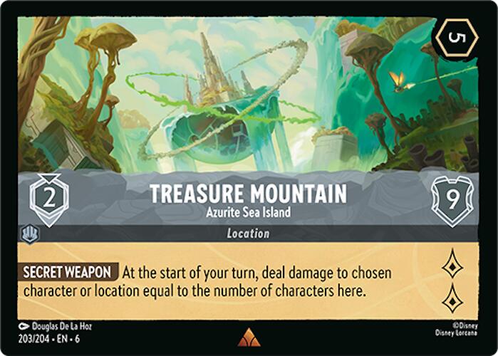 Treasure Mountain - Azurite Sea Island (203/204) [Azurite Sea] | Fandemonia Ltd