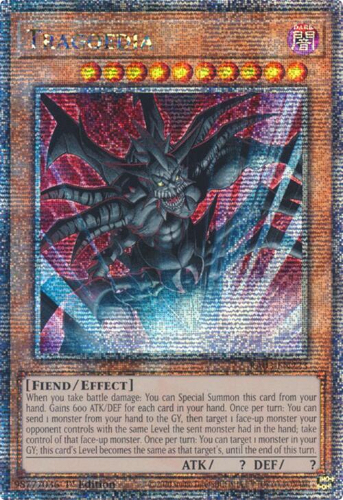 Tragoedia (Quarter Century Secret Rare) [RA03-EN223] Quarter Century Secret Rare | Fandemonia Ltd