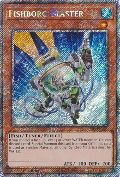 Fishborg Blaster (Platinum Secret Rare) [RA03-EN225] Platinum Secret Rare | Fandemonia Ltd