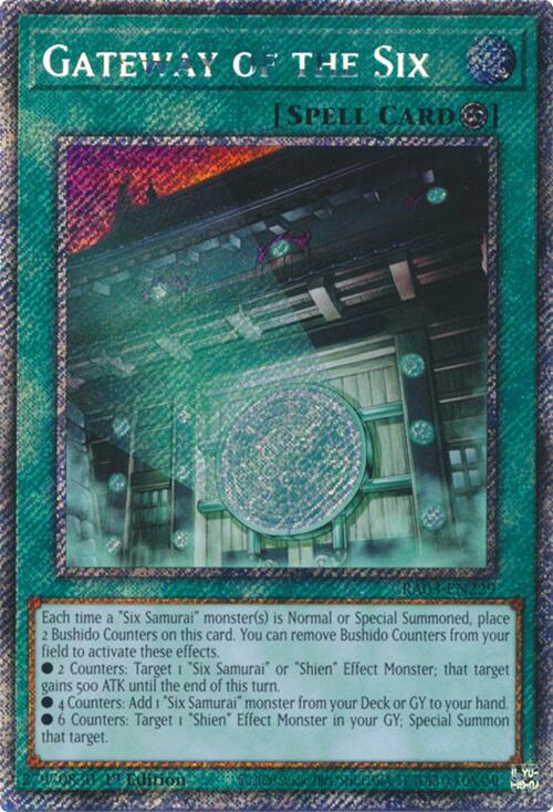 Gateway of the Six (Platinum Secret Rare) [RA03-EN229] Platinum Secret Rare | Fandemonia Ltd