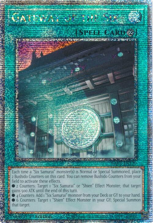 Gateway of the Six (Quarter Century Secret Rare) [RA03-EN229] Quarter Century Secret Rare | Fandemonia Ltd