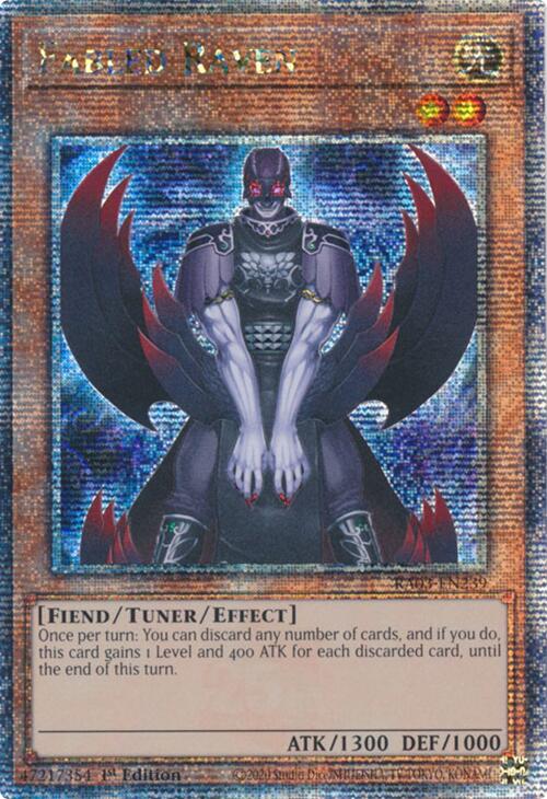 Fabled Raven (Quarter Century Secret Rare) [RA03-EN239] Quarter Century Secret Rare | Fandemonia Ltd