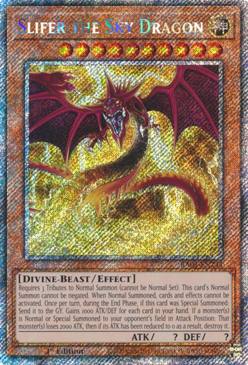 Slifer the Sky Dragon (Platinum Secret Rare) [RA03-EN244] Platinum Secret Rare | Fandemonia Ltd