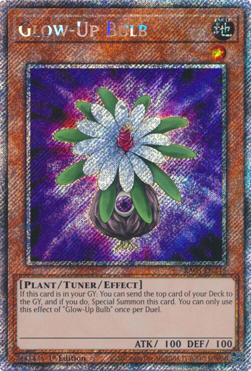 Glow-Up Bulb (Platinum Secret Rare) [RA03-EN245] Platinum Secret Rare | Fandemonia Ltd