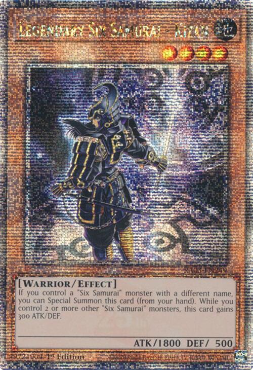 Legendary Six Samurai - Kizan (Quarter Century Secret Rare) [RA03-EN249] Quarter Century Secret Rare | Fandemonia Ltd