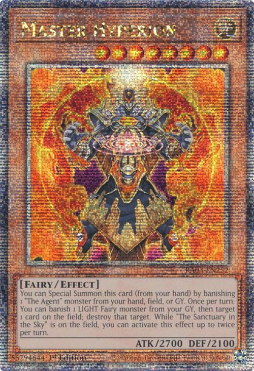 Master Hyperion (Quarter Century Secret Rare) [RA03-EN252] Quarter Century Secret Rare | Fandemonia Ltd