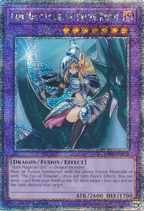 Dark Magician Girl the Dragon Knight (Quarter Century Secret Rare) [RA03-EN258] Quarter Century Secret Rare | Fandemonia Ltd