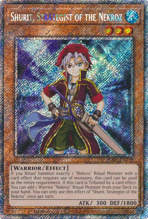 Shurit, Strategist of the Nekroz (Platinum Secret Rare) [RA03-EN259] Platinum Secret Rare | Fandemonia Ltd