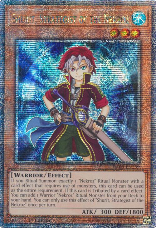 Shurit, Strategist of the Nekroz (Quarter Century Secret Rare) [RA03-EN259] Quarter Century Secret Rare | Fandemonia Ltd