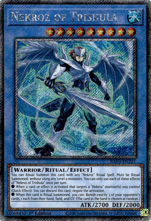 Nekroz of Trishula (Platinum Secret Rare) [RA03-EN261] Platinum Secret Rare | Fandemonia Ltd