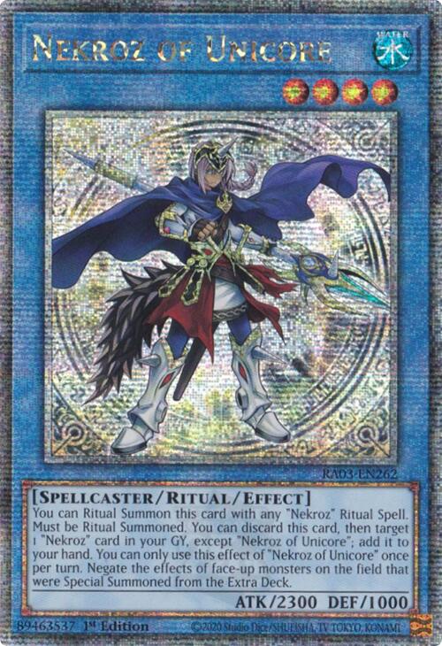 Nekroz of Unicore (Quarter Century Secret Rare) [RA03-EN262] Quarter Century Secret Rare | Fandemonia Ltd