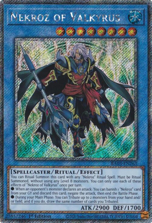 Nekroz of Valkyrus (Platinum Secret Rare) [RA03-EN263] Platinum Secret Rare | Fandemonia Ltd