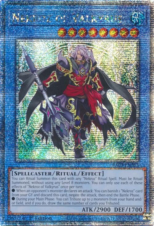 Nekroz of Valkyrus (Quarter Century Secret Rare) [RA03-EN263] Quarter Century Secret Rare | Fandemonia Ltd