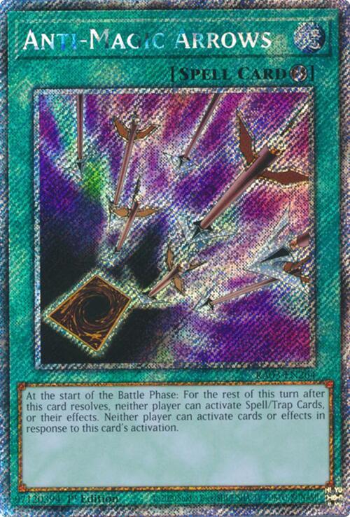 Anti-Magic Arrows (Platinum Secret Rare) [RA03-EN264] Platinum Secret Rare | Fandemonia Ltd