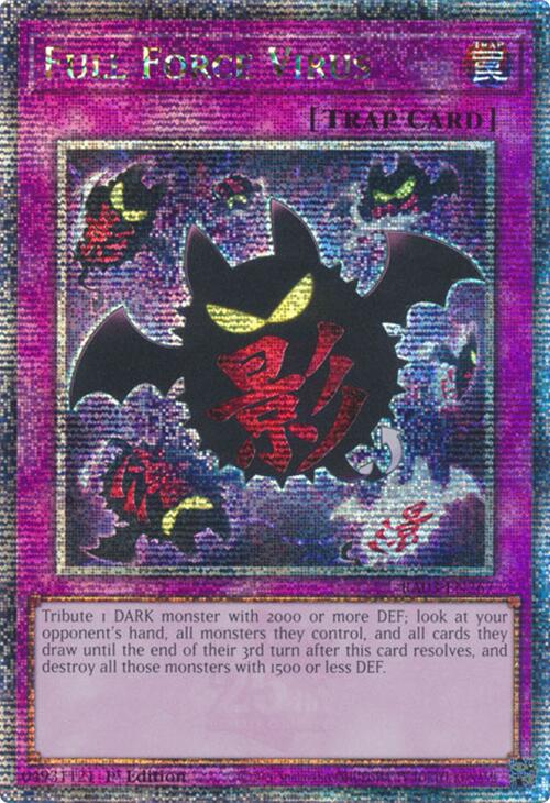 Full Force Virus (Quarter Century Secret Rare) [RA03-EN267] Quarter Century Secret Rare | Fandemonia Ltd