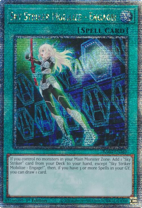 Sky Striker Mobilize - Engage! (Quarter Century Secret Rare) [RA03-EN269] Quarter Century Secret Rare | Fandemonia Ltd