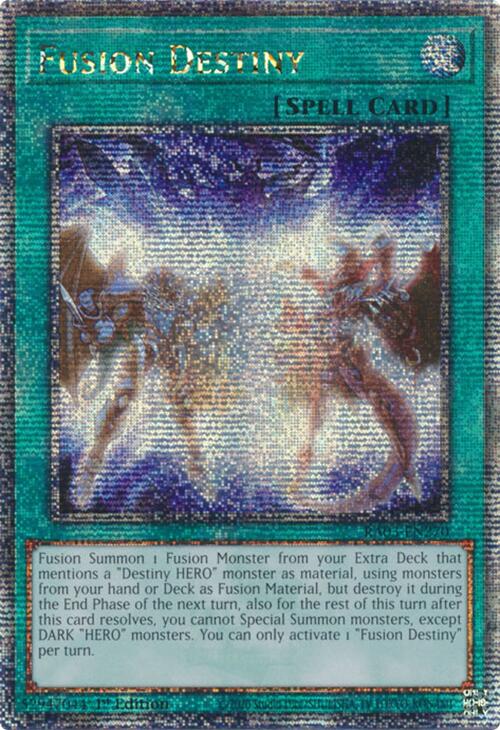 Fusion Destiny (Quarter Century Secret Rare) [RA03-EN270] Quarter Century Secret Rare | Fandemonia Ltd