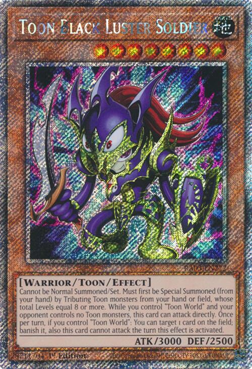 Toon Black Luster Soldier (Platinum Secret Rare) [RA03-EN272] Platinum Secret Rare | Fandemonia Ltd