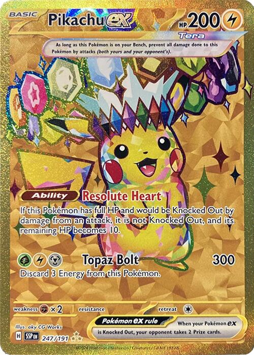 Pikachu ex (247/191) [Scarlet & Violet: Surging Sparks] | Fandemonia Ltd